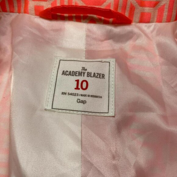 The Academy Blazers Pink and white monogram blazer - Picture 5 of 5